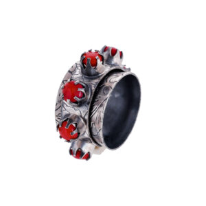 Traditional Senerity Mystical Silver Spinning Ring