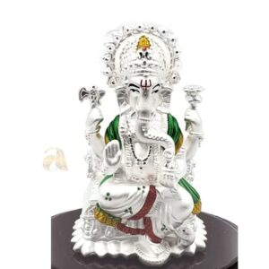 999 Pure Silver Ganesh