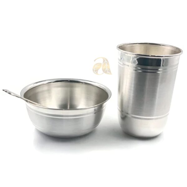 Silver Glass & Bowl10