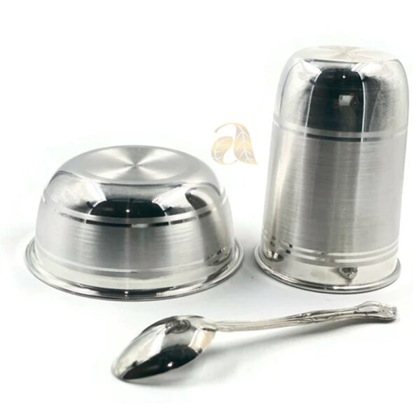 Silver Glass & Bowl10