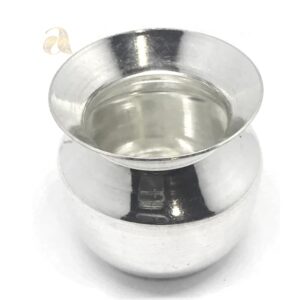 800 Silver 3.0 inch Puja Thali