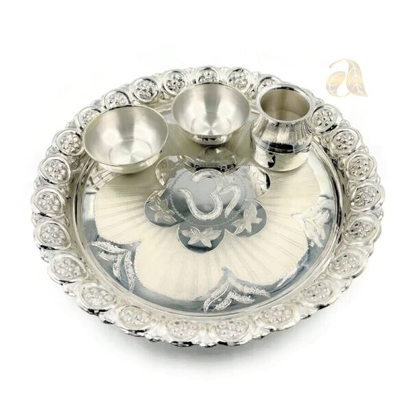 Silver Thali & Plate19