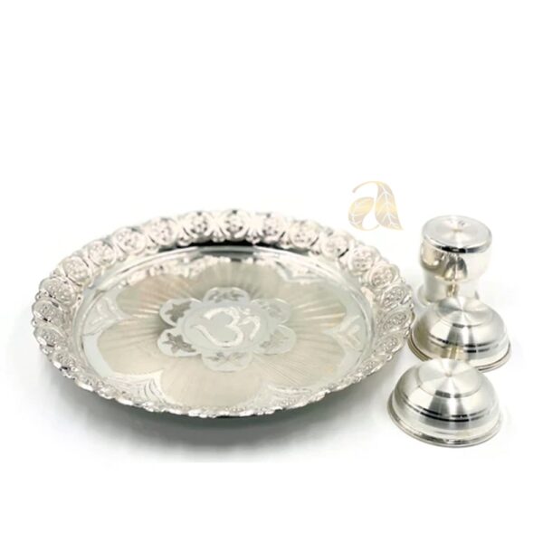 Silver Thali & Plate19(2)
