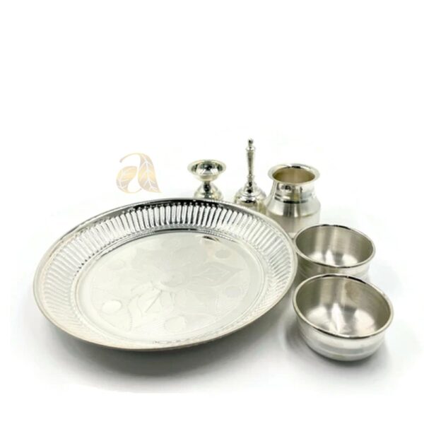 Silver Thali & Plate20