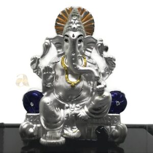 999 Pure Silver Ganesh / Ganpati idol/Statue/Murti