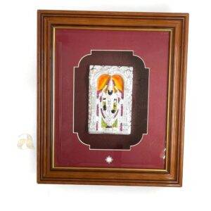 999 Pure Silver Tirupathi Balaji Wall Painting