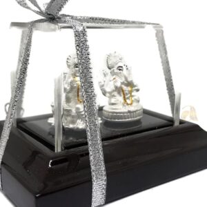 999 Pure Silver Ganesha Lakshmi / Laxmi idol / Statue / Murti