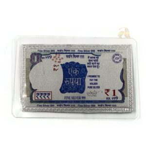 999 Pure Silver Five Gram RS500+RS1 Set Indian Rupee Replica