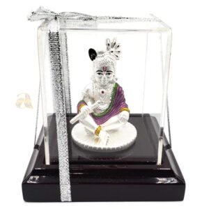 999 Pure Silver Krishna Idol / Statue / Murti