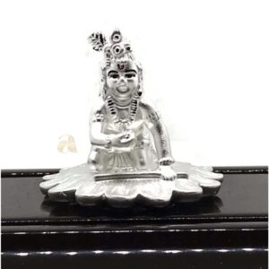 999 Pure Silver Krishna idol / Statue / Murti