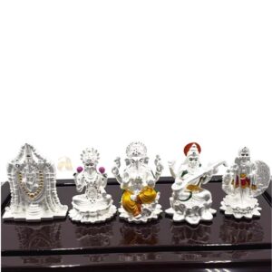 999 Pure Silver Panch Murthi Idol / Statue