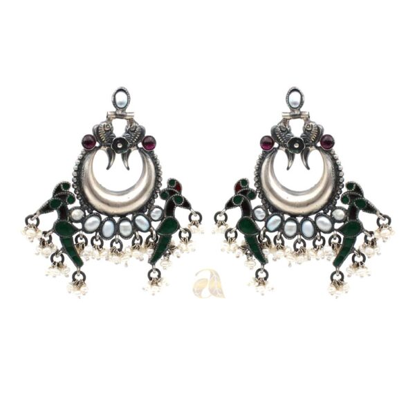 silver earring 14(1)