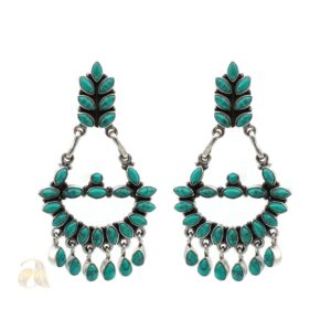 Beautiful chand bali silver earrings