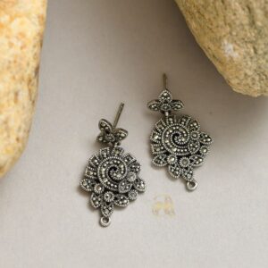 925 Silver Marcasite Earrings