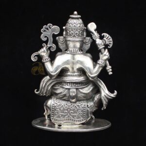 Vinayaka Ganesh silver idol