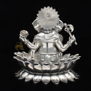 Silver Ganesh Idol Murti