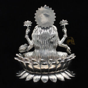 Silver Laxmi Idol Murti