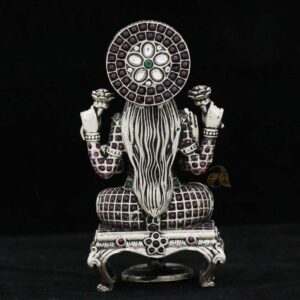 Laxmi ji mini silver idol