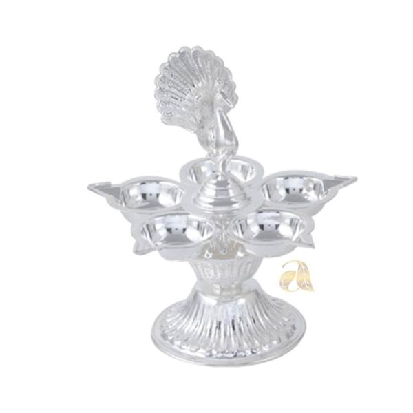 silver pooja thali 12