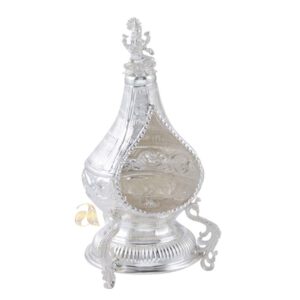 Lakshmi Deepam Silver Stand