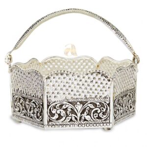Flower Basket with Intricate Detailing