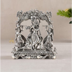 Lord Krishna Silver Idol