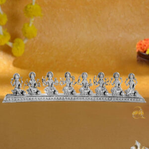 Antique Silver Ashtalakshmi Idol