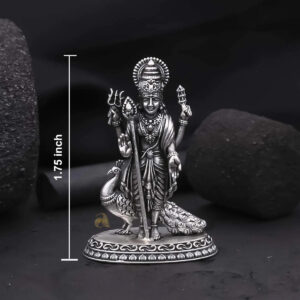 MURUGAN WITH PEACOCK 2D IDOL – 2 inch